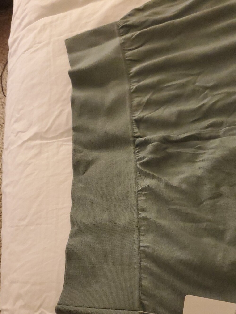 Athleta Womens Daydream Sweater Sleep Jogger Pants 2X Sage Green Pockets NEW - Picture 5 of 5
